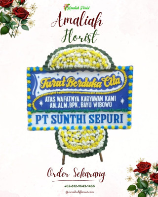 Papan Bunga Duka di Curug Kulon